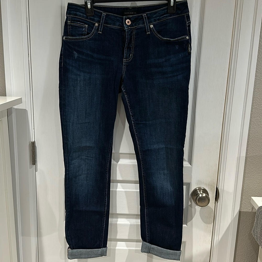 Silver Jeans Co. Sam boyfriend jeans Size 8